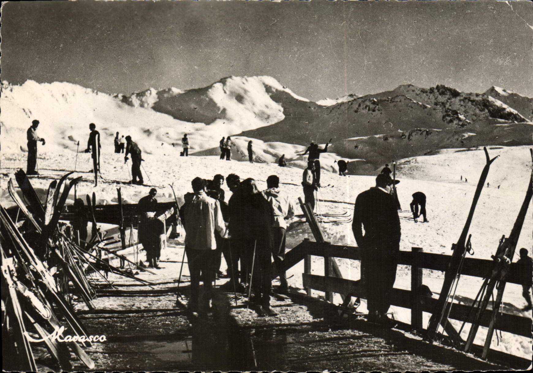 Les Champs de Ski de la Tête de Solaise — Alpes, Val d'Isère — éditeur Alavasco