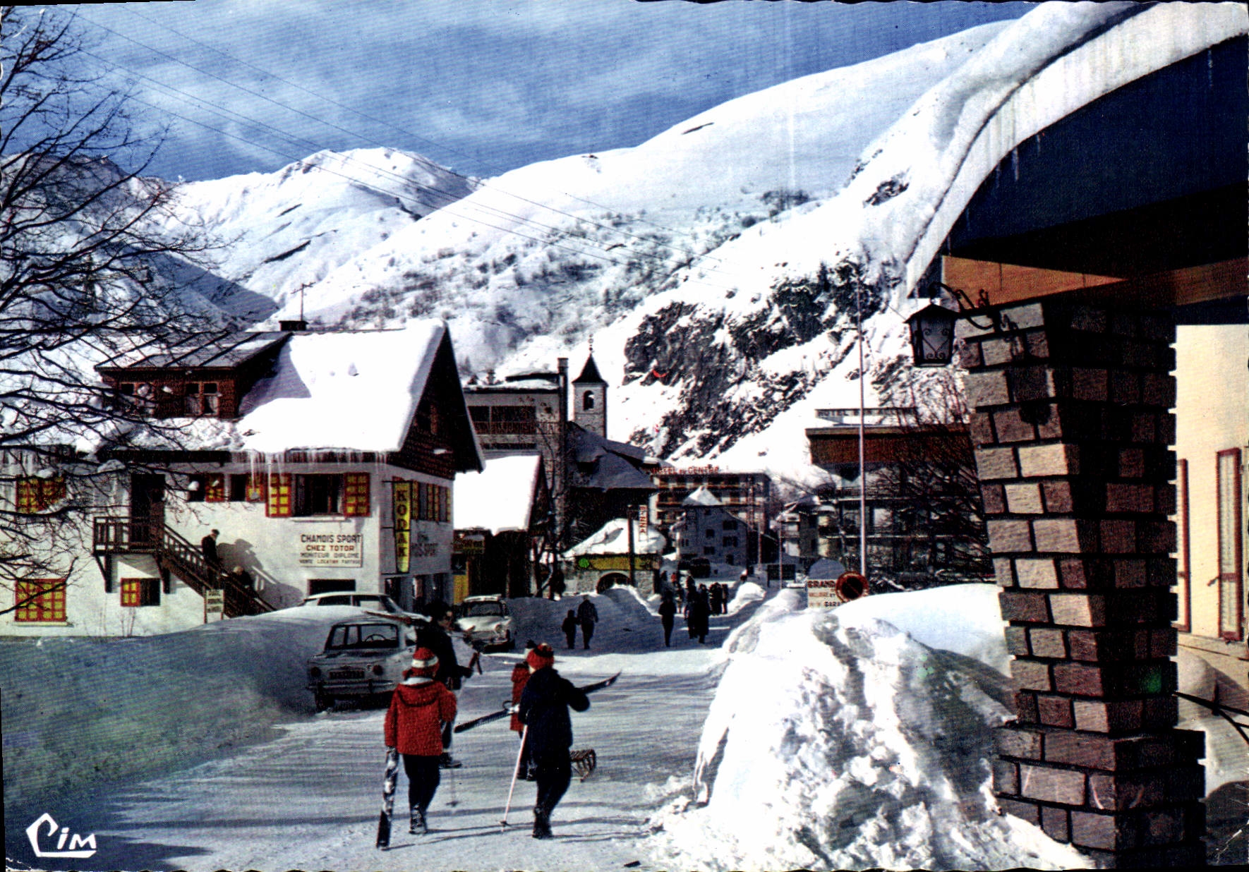 CPSM Valloire Arrivee A La Station