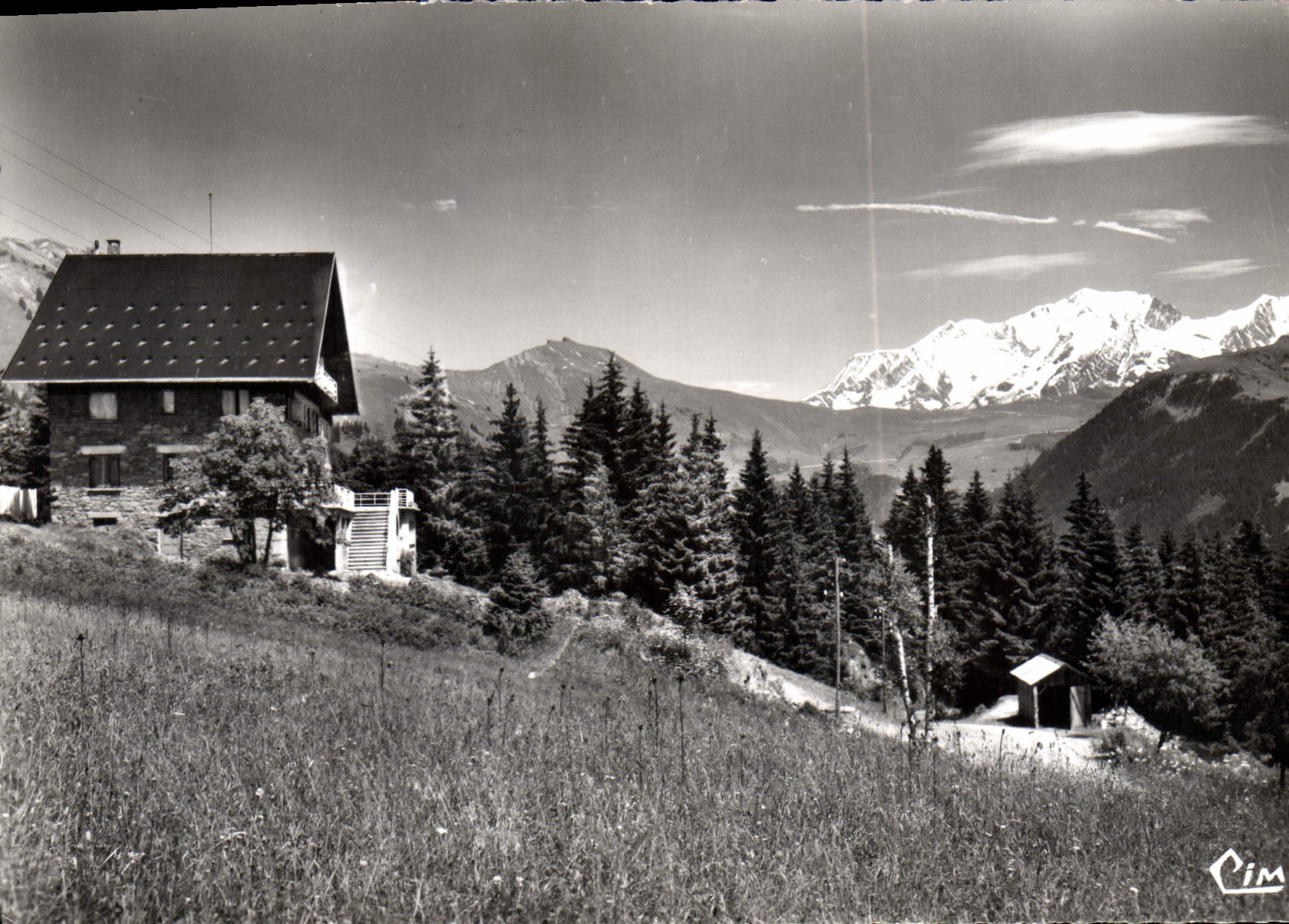 CPSM Hauteluce Chalet Clamart Et Le Mont Blanc