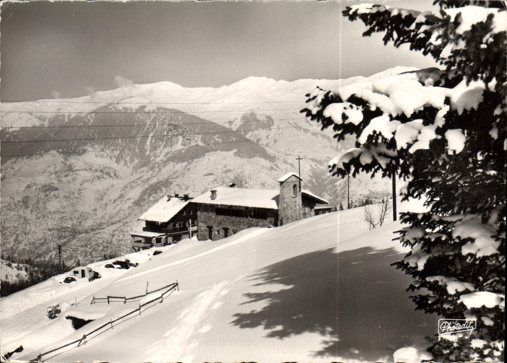 CPSM Vallee De St Bon Moriond Courchevel la chapelle