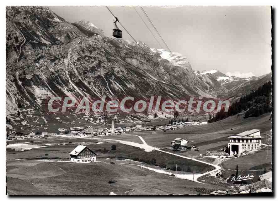 Val d'Isère — Vue générale et Téléphérique du Bellevarde — Photos R. Bardou