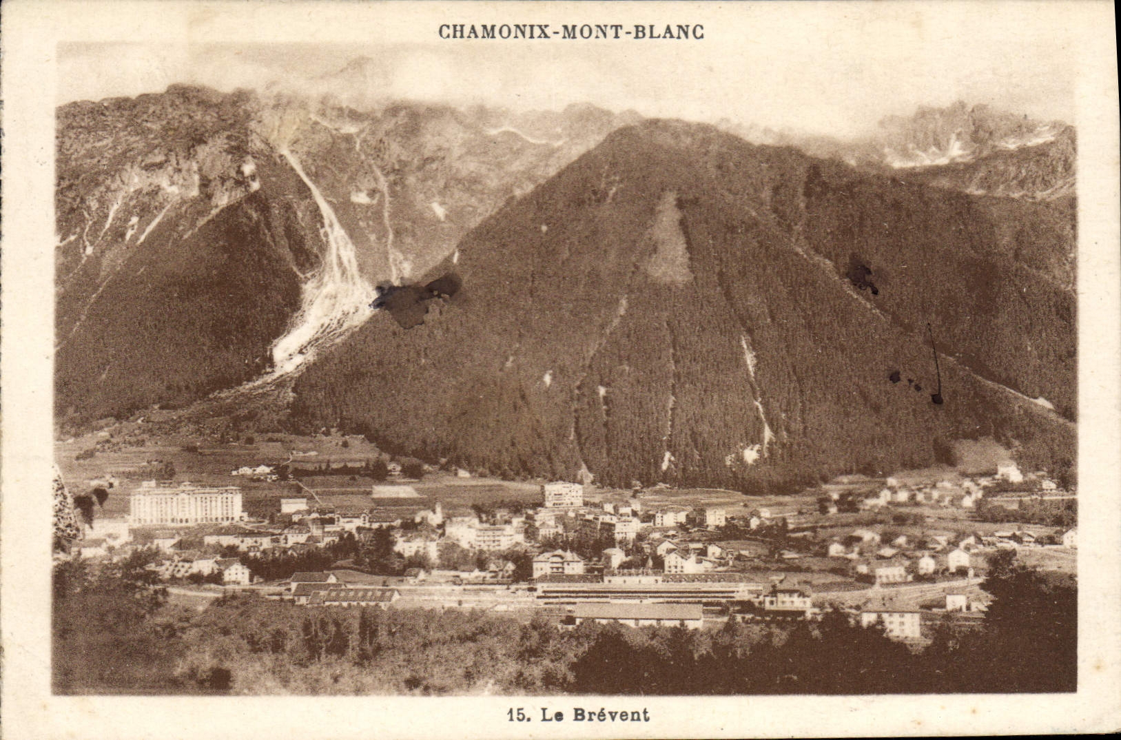 Chamonix-Mont-Blanc — Le Brévent — G. Tairras, phot. & éd. - Anverso