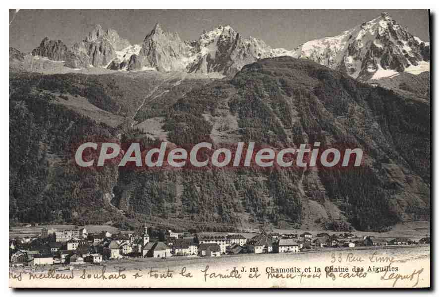 Chamonix et la Chaîne des Aiguilles — J. 531 — Jallien Frères, Ombre