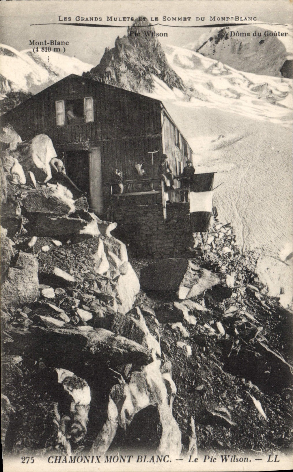 Les Grands Mulets et le sommet du Mont-Blanc — Chamonix Mont-Blanc — LL n°275