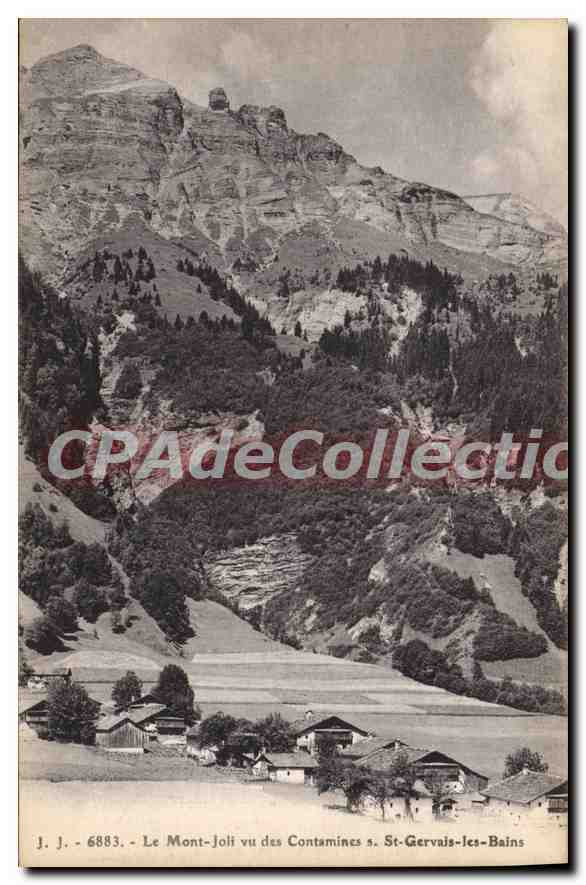 Le Mont-Joli vu des Contamines s. St-Gervais-les-Bains — J. J. - 6883