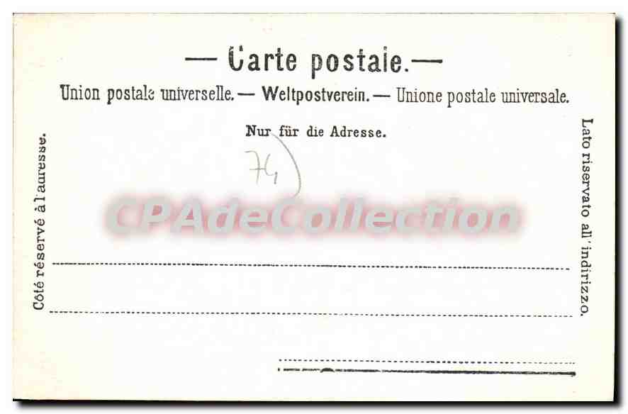 Evian-les-Bains — Bateau à vapeur au port — Charnaux Frères & C°, Genève, n° 5249 — Reverso