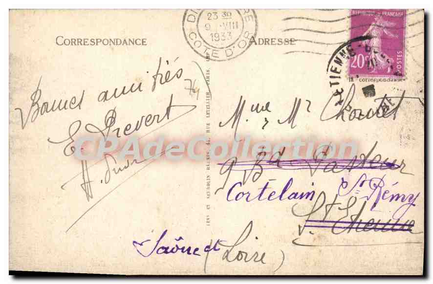 EVIAN-LES-BAINS — La Plage et le Lac — LL. — N° 236 — Reverso
