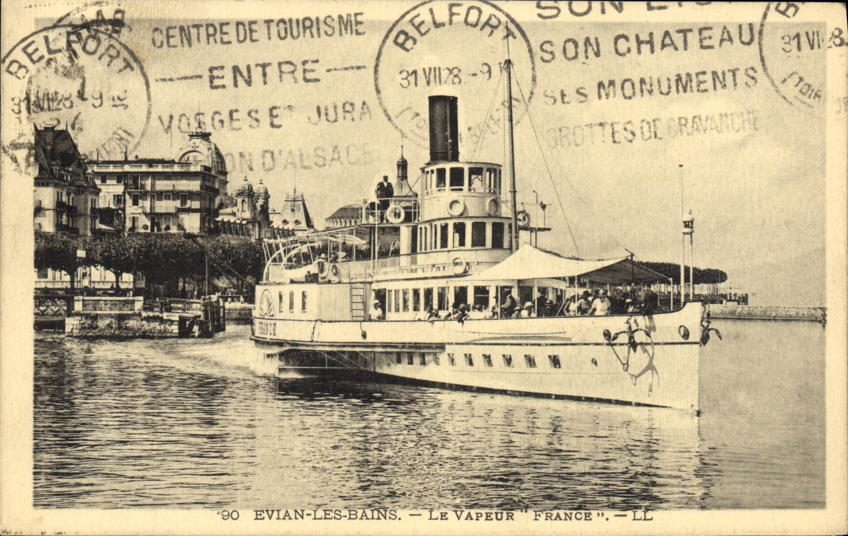 CPA Evian Les Bains Le Vapeur France