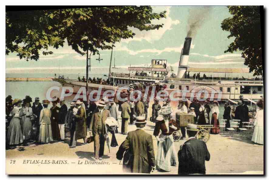 EVIAN-LES-BAINS — Le Débarcadère — CPAdeCollection