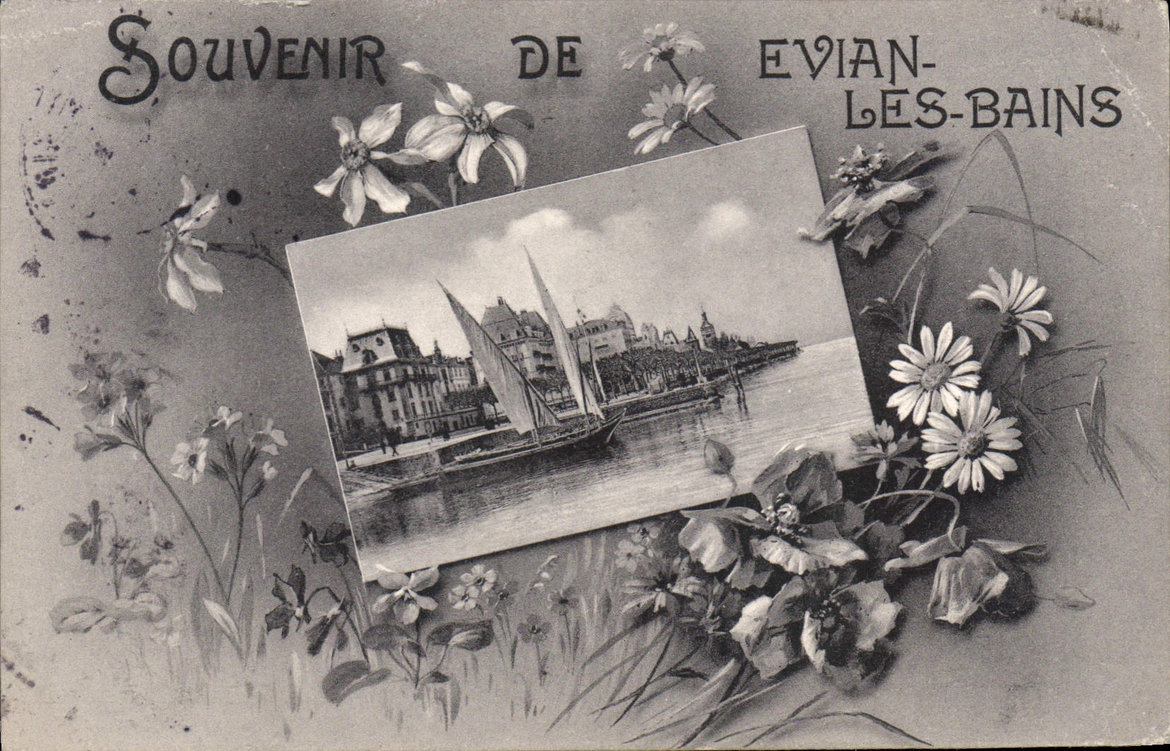 Evian-les-Bains — Souvenir — Éditeur Timothée Jacot, Neuchâtel