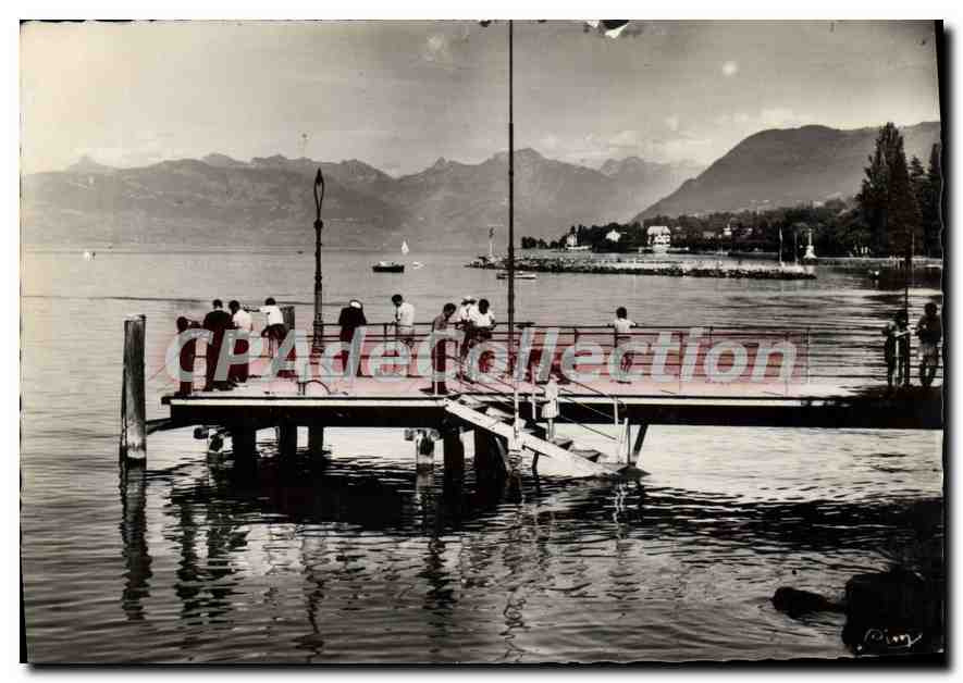 Évian-les-Bains — Vue du quai et du lac — Sante Tourisme