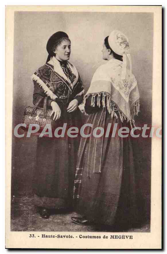 Haute-Savoie - Costumes de MÉGÈVE - L. Morand, phot.-édit.