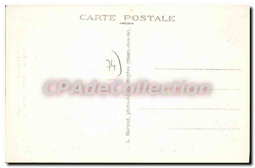 Costumes et Cuisine du Pays — Haute-Savoie - MEGÈVE — Verso