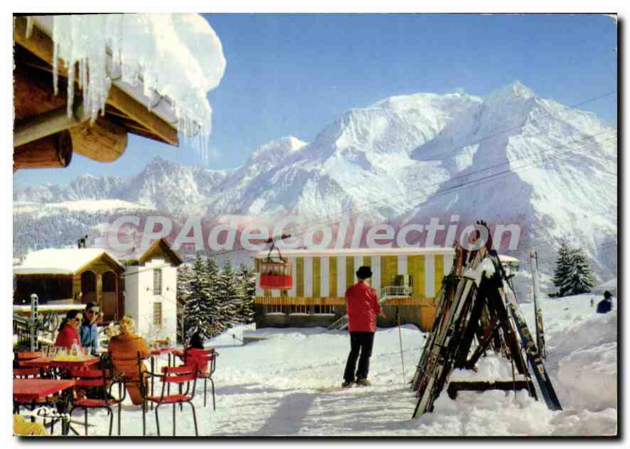 St-Gervais-les-Bains — estación de esquí al pie del Monte Blanco — Tarjeta postal antigua de Collection