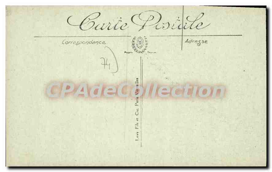 CPA Thones Vue Generale Et La Chaine Des Aravis — Rückseite