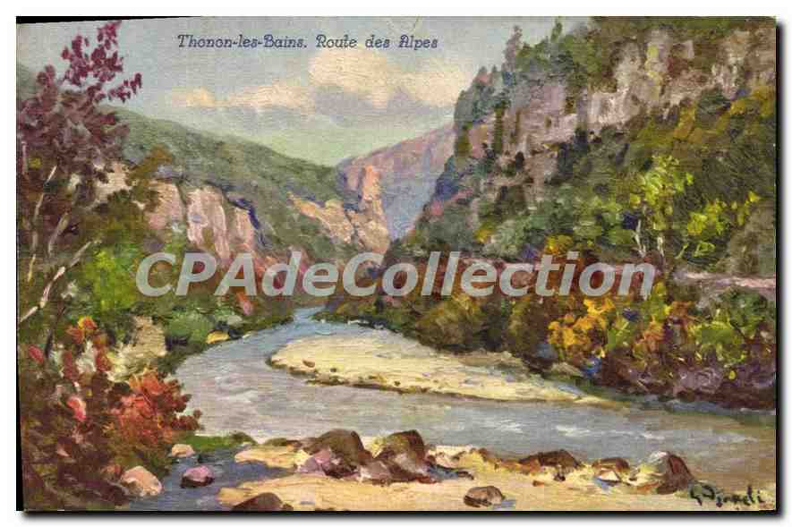 Thonon-les-Bains. Route des Alpes — Gorges de la Dranse — C.E.L.A. Genève S. 28/10