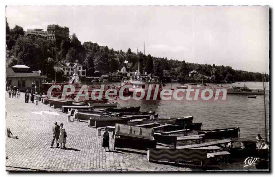 Thonon-les-Bains — L'Arrivée du Bateau à vapeur — Réal-Photo, n°216