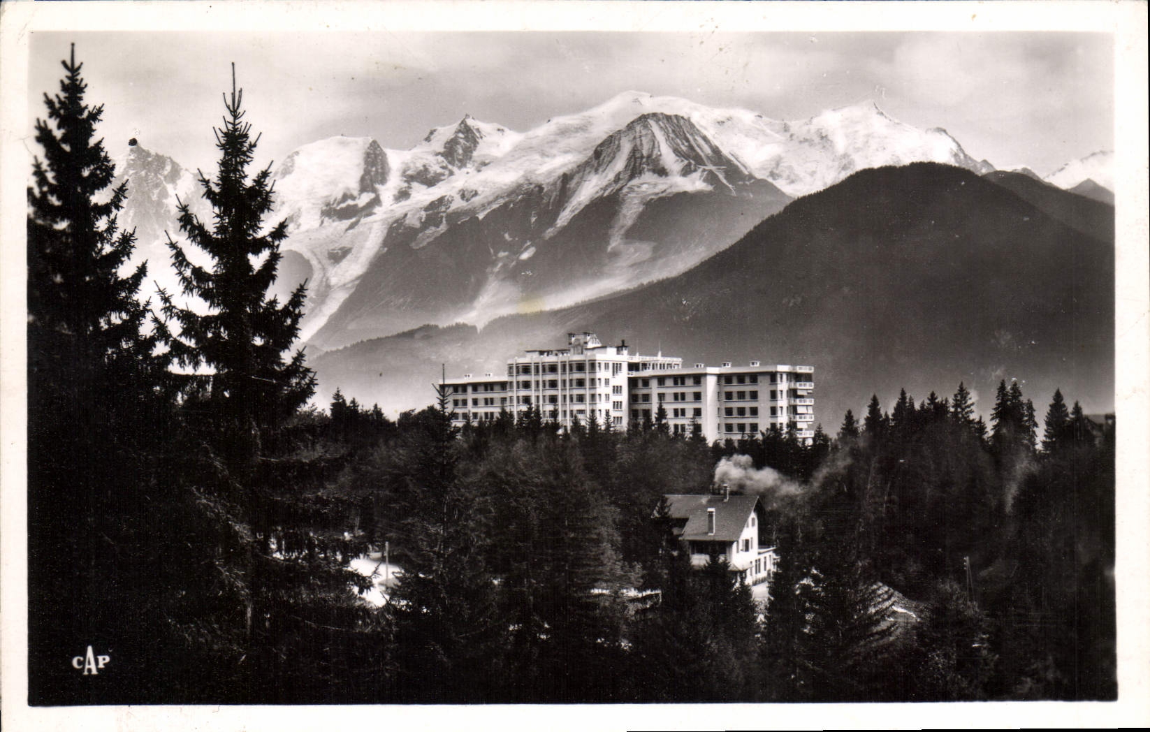 Sancellemoz — Klimastation und der Mont-Blanc — C.A.P. (n°42)