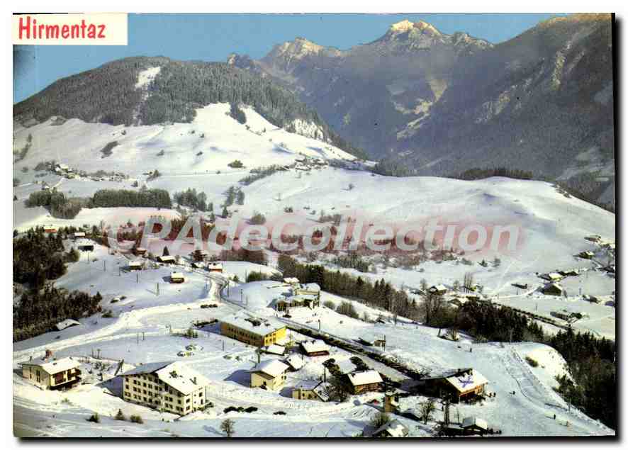 Hirmentaz — schneebedeckte Luftaufnahme — Éditions CELLARD