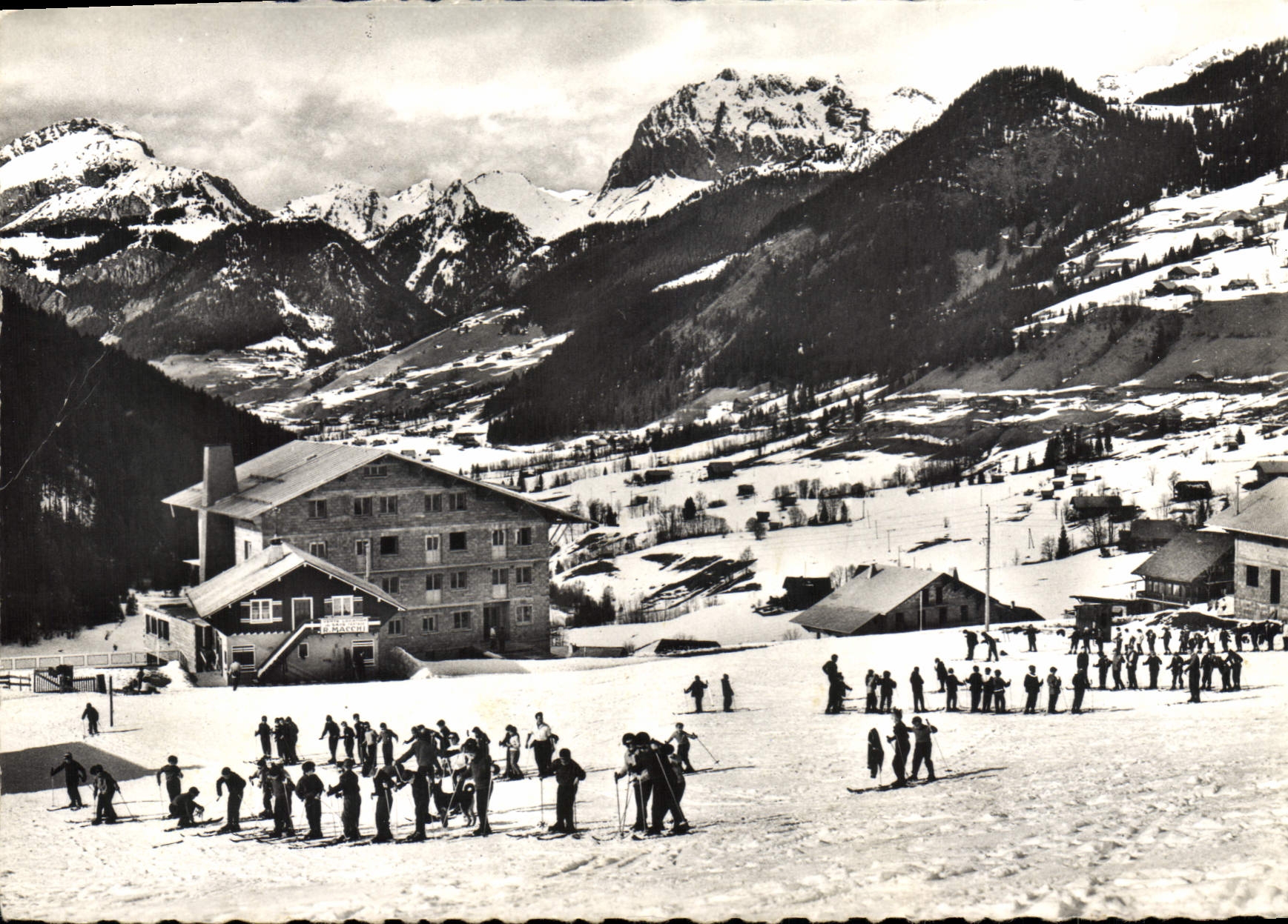 Châtel (Haute-Savoie) — Classes de Neige — Les Éditions J. Cellard, n° E.576 - Voorkant