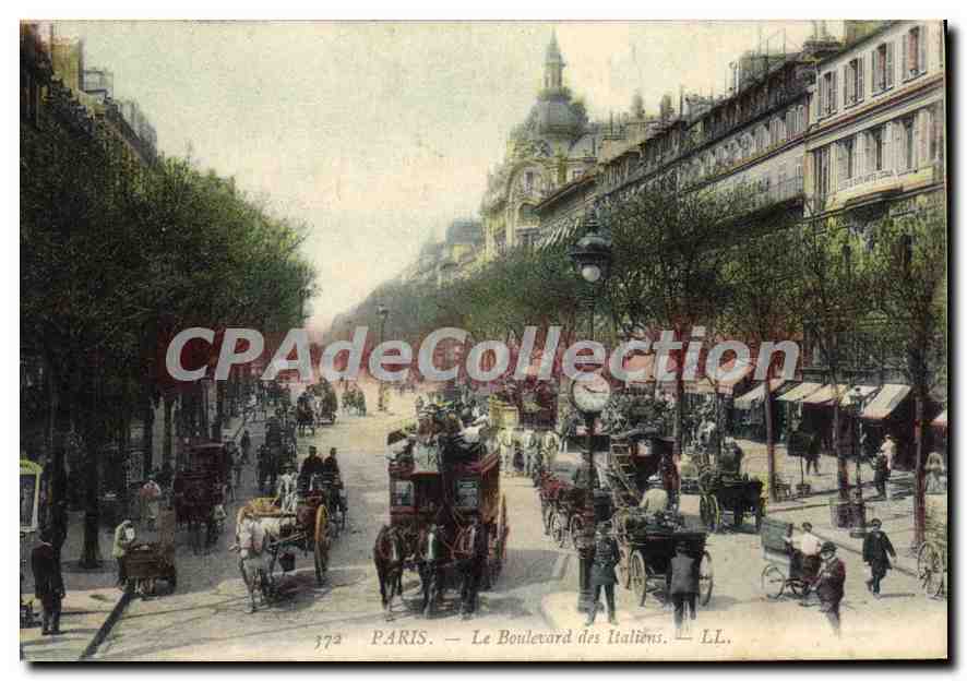 CPA Paris Le Boulevard Des Italiens