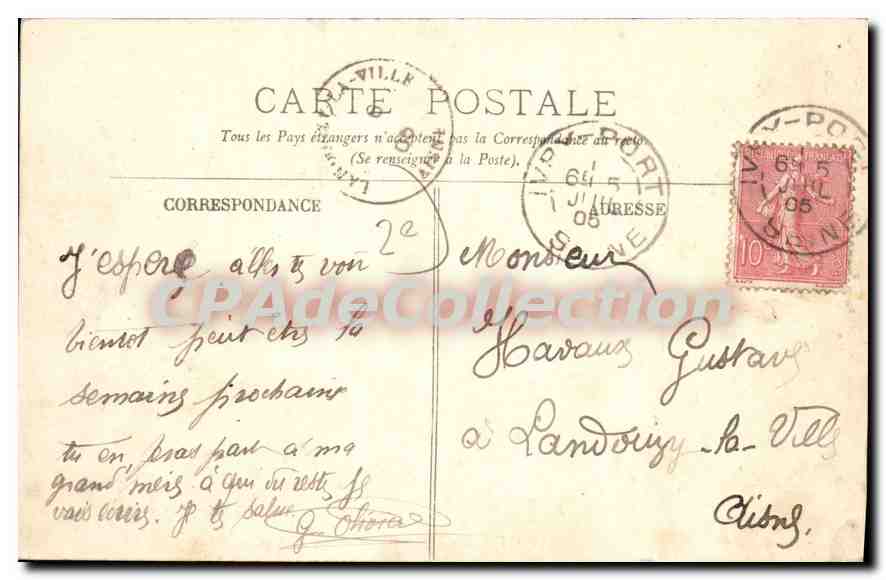 CPA Paris Le Boulevard Des Italiens — Rückseite