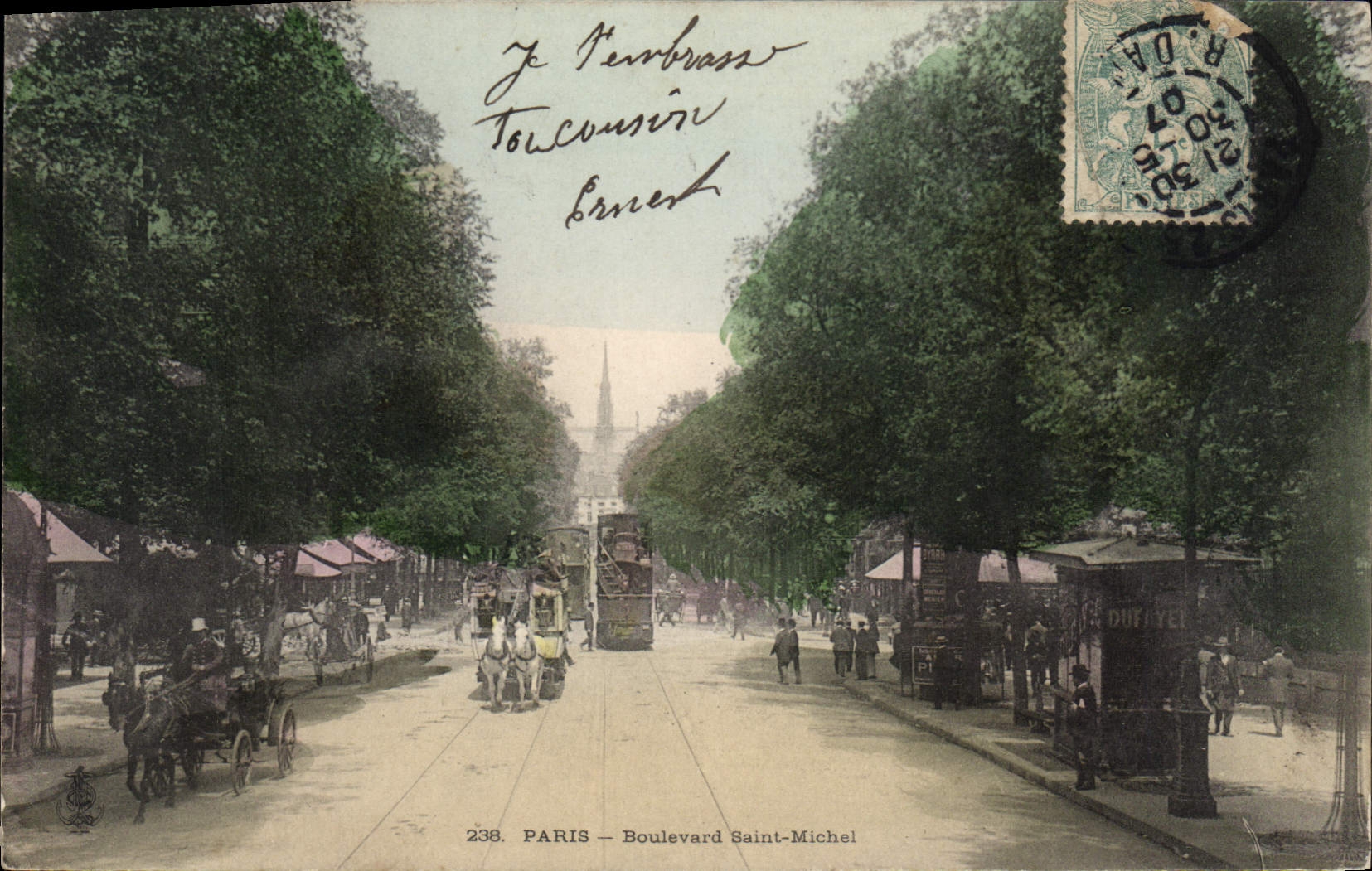 Paris — Boulevard Saint-Michel — Dufivel