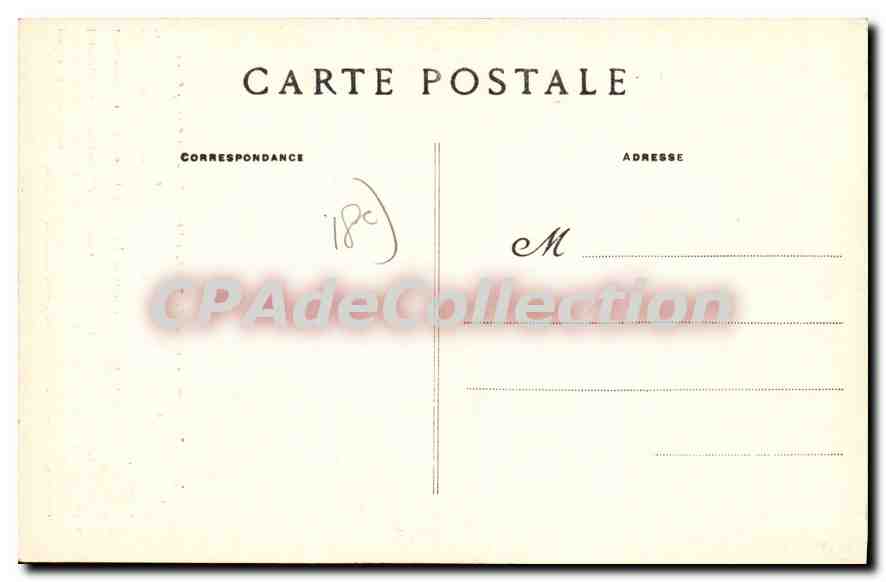 CPA Montmartre Le Bal Du Chateau Rouge — Rückseite