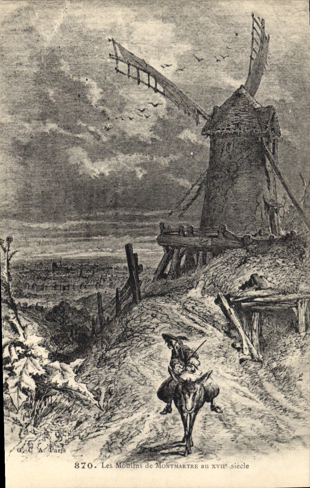 Les Moulins de Montmartre au XVIIe siècle — Q.C.A. Paris, n° 870