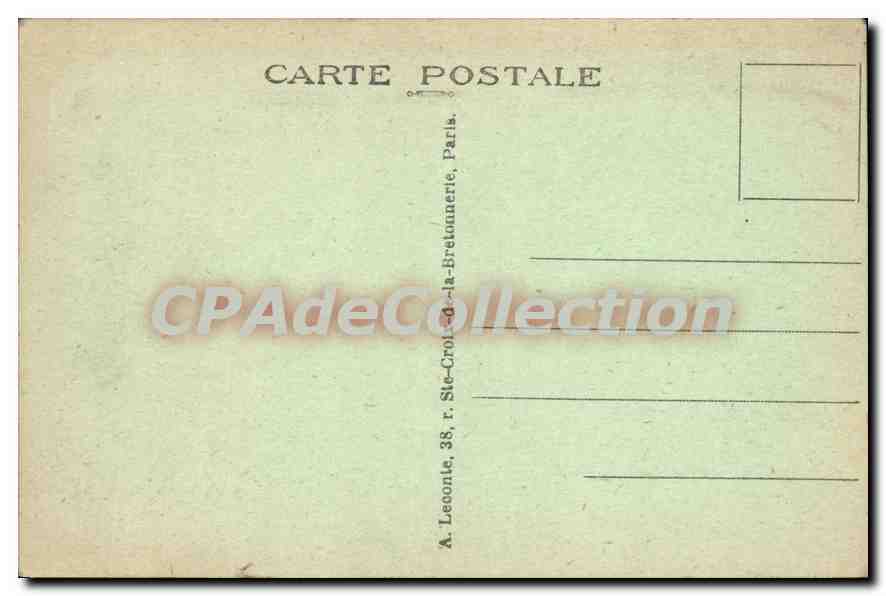 CPA Paris la Place Clichy Et Le Boulevard — Rückseite