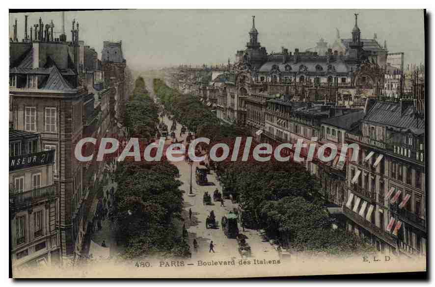 CPA Paris Boulevard Des Italiens