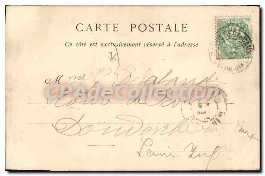 CPA CAUDEBEC En Caux Vue Generale La Seine — Rückseite