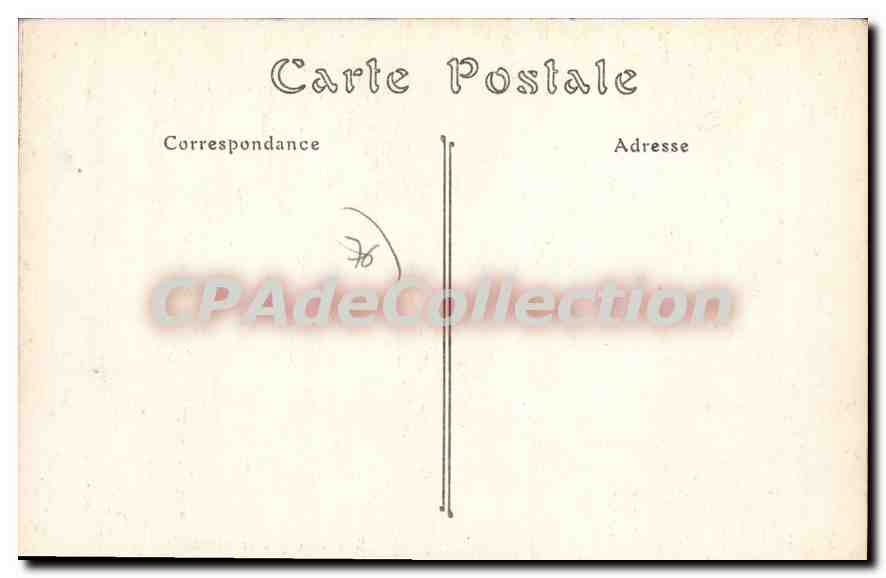 CPA CAUDEBEC En Caux Vieille Maison Grande Rue — Rückseite