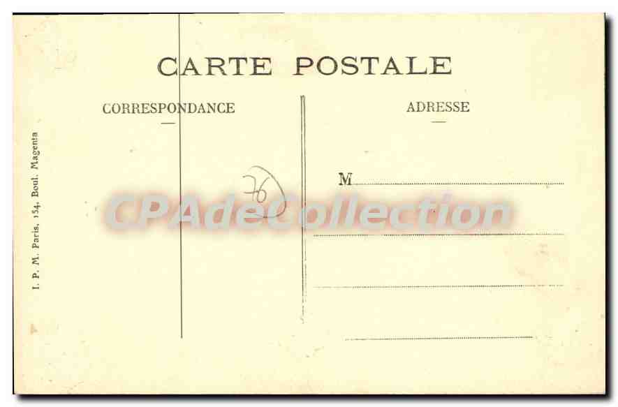 CPA CAUDEBEC En Caux Vieilles Maisons Sur La Riviere Ste Gertrude — Rückseite