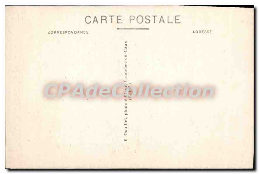 CPA Caudebec En Caux Maison Des Templiers — Rückseite