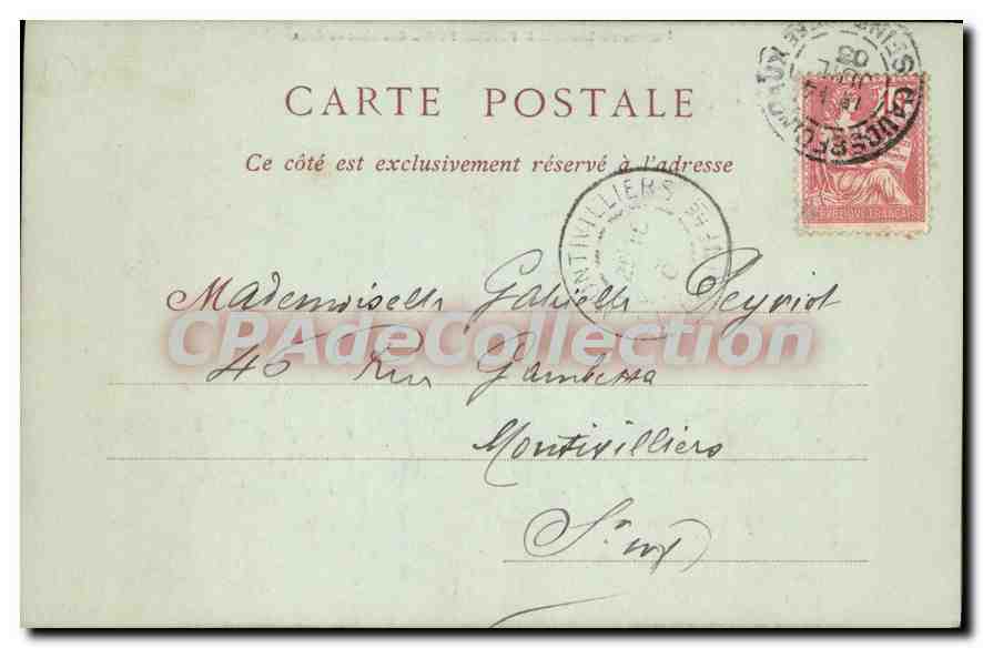 CPA Caudebec En Caux Vieilles Maisons Sur La Riviere Sainte Gertrude — Rückseite