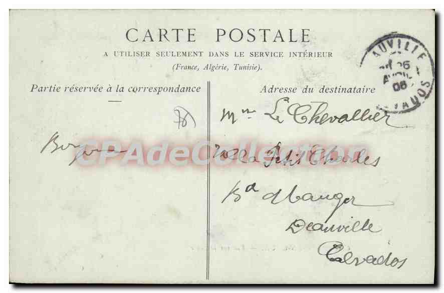 CPA Caudebec En Caux Vue Sur La Seine — Rückseite