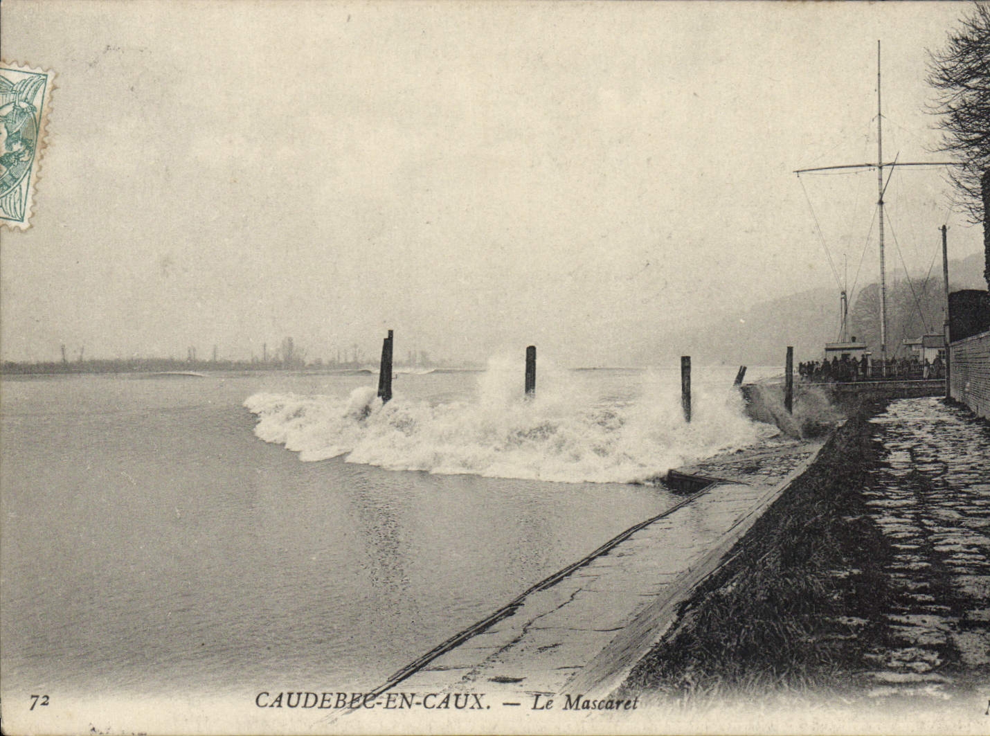 CPA Caudebec En Caux Le Mascaret