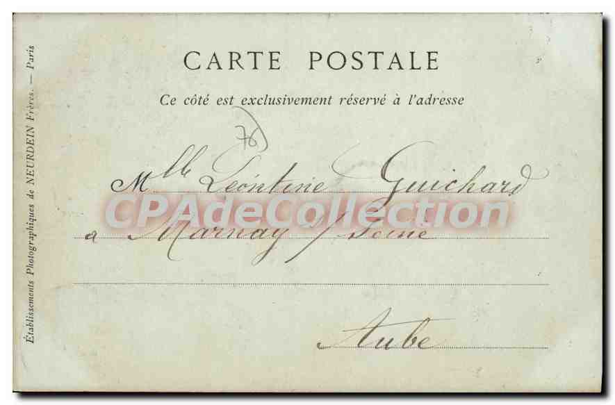 CPA Dieppe Le Casino Et Le Vieux Château — Rückseite