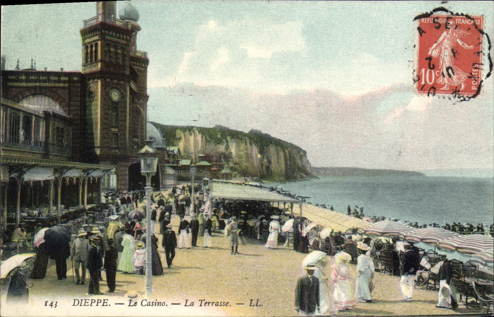 Dieppe — Le Casino — La Terrasse — LL. — n°143