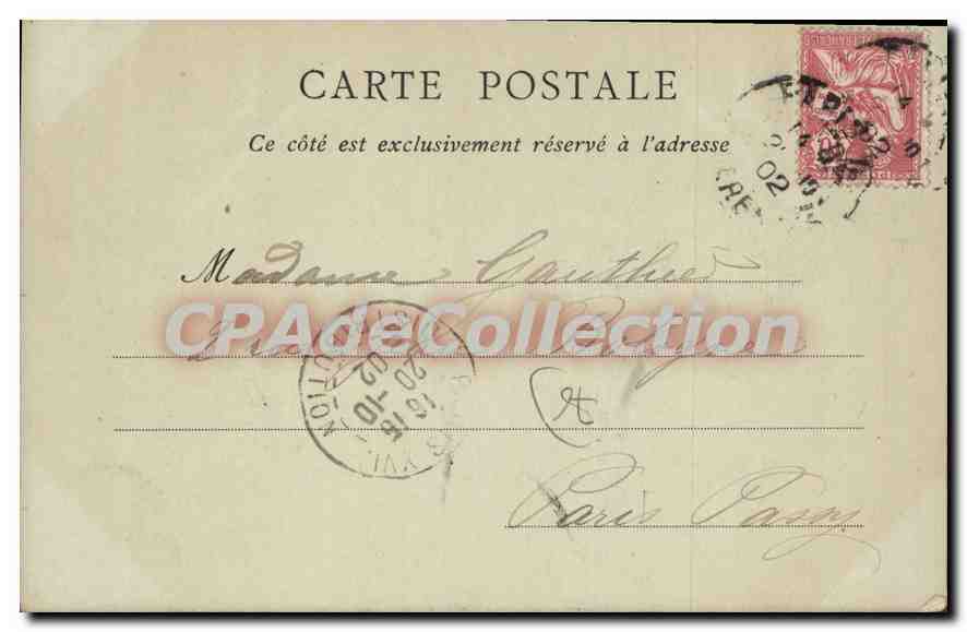 CPA Dieppe La Poissonnerie — Rückseite