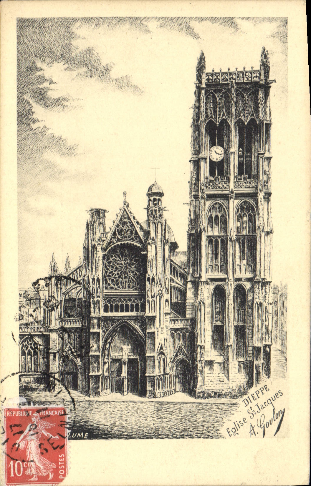 Église Saint-Jacques — Dieppe — A. Goullon
