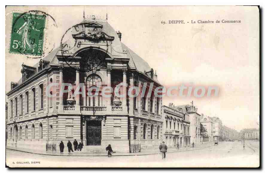 Dieppe — La Chambre de Commerce — D. Colliaro, Dieppe
