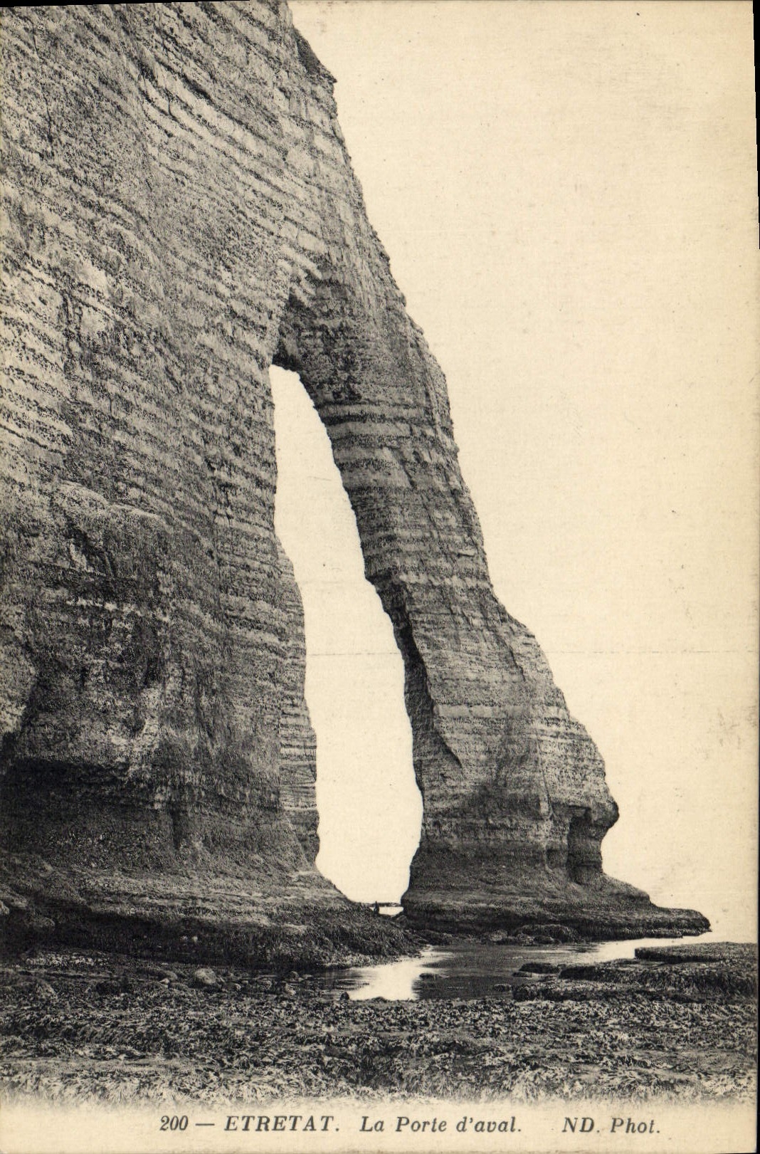 CPA Etretat La Porte D'Aval