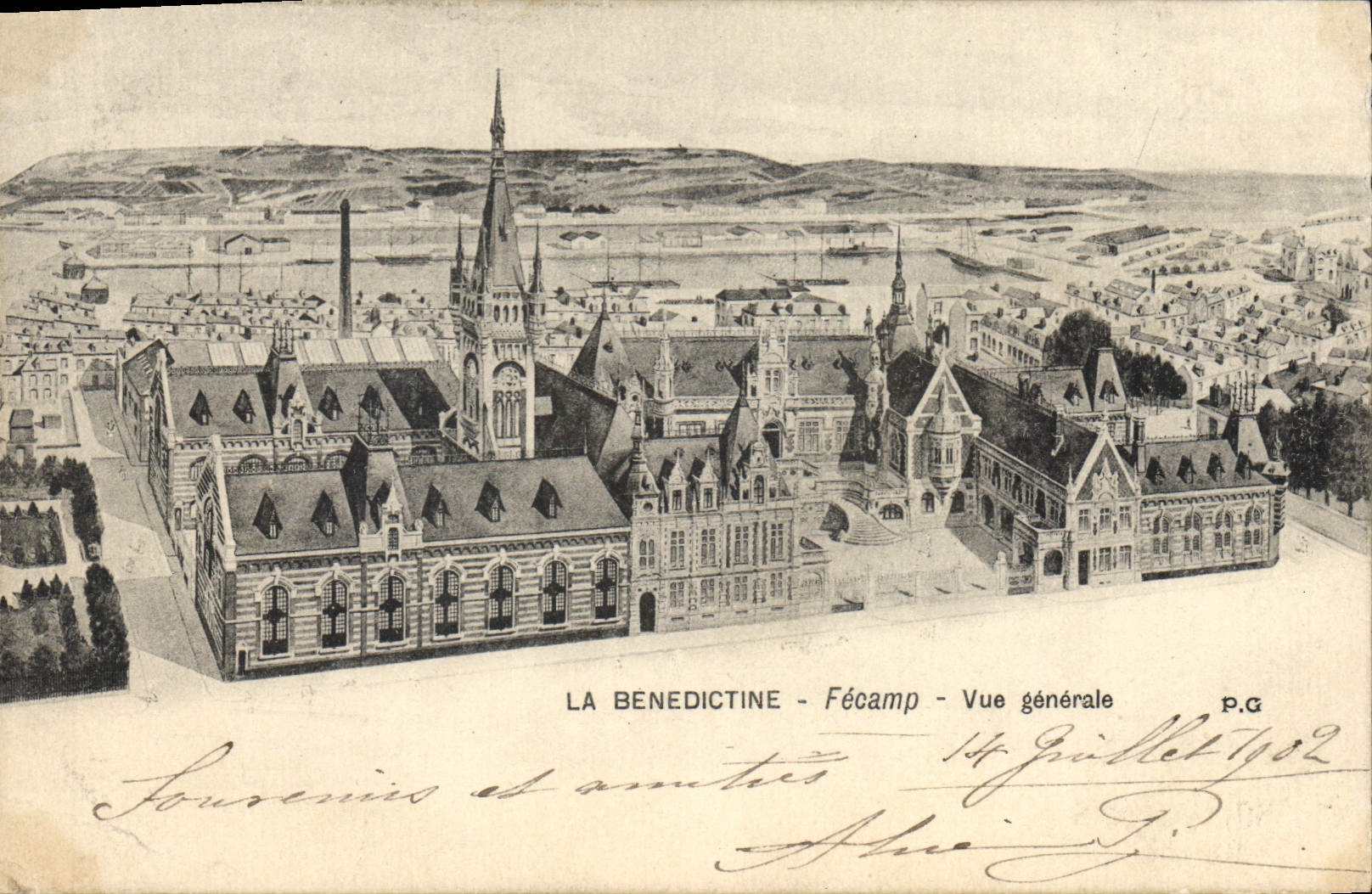 CPA La Benedictine Fecamp Vue Generale