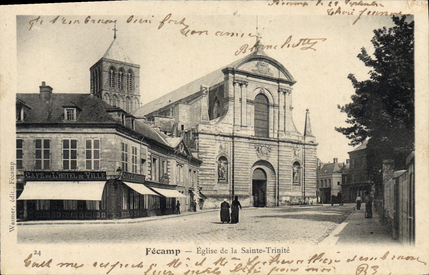 CPA Fecamp Eglise De La Sainte Trinite