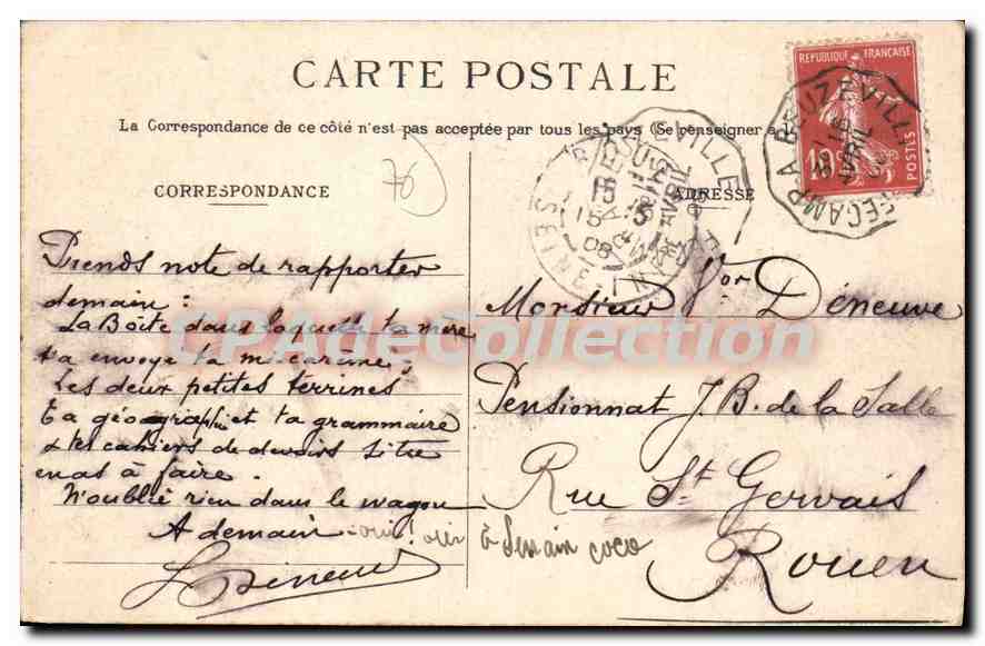 CPA Fecamp Vue D'Ensemble De La Benedictine partie industrielle — Rückseite
