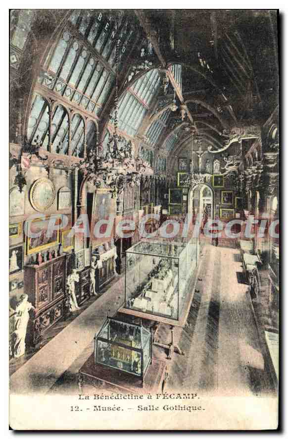 CPA Fecamp Musee Salle Gothique Benedictine