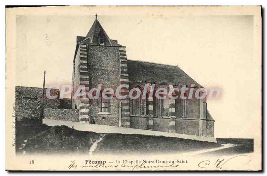 CPA Fecamp La Chapelle Notre Dame Du Salut