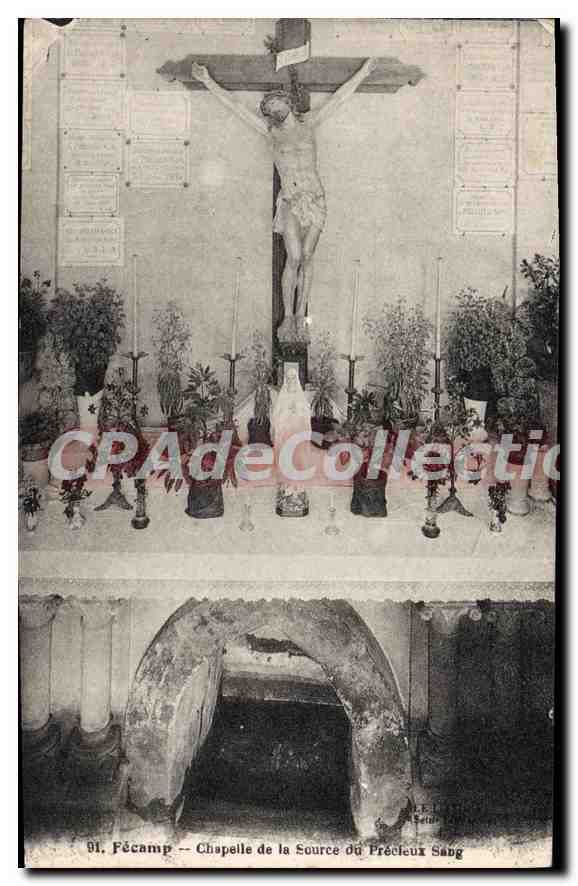 CPA Fecamp Chapelle De La Source Du Precieux Sang